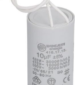 CONDENSATORE DUCATI ENERGIA 10µF C/CAVO