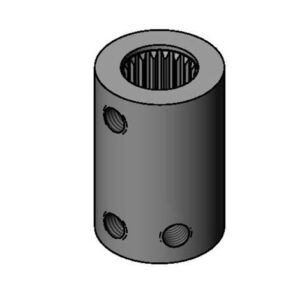 REMOTE HEX SPLINE COUPLING (UNPLATED)