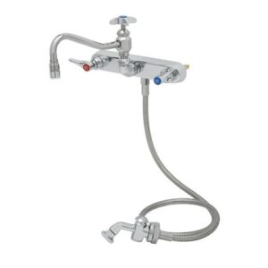 WORKBOARD FAUCET, WALL MOUNT, 8"