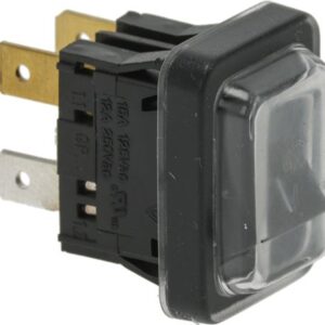 INTERRUTTORE BIPOLARE NERO 12A 250V