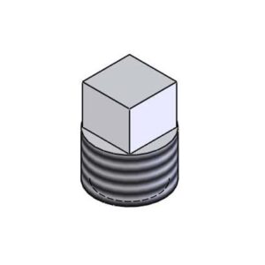 1/2" NPT SQUARE-HEAD PLUG, UNPLATED