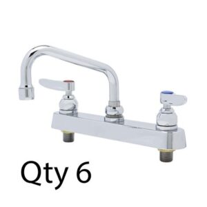 WORKBOARD FAUCET, DECK MOUNT, 8"