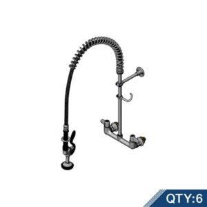 PRE-RINSE UNIT, 8" WALL MOUNT MIXING
