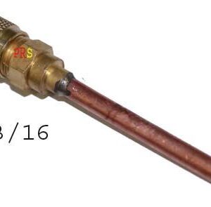 TUBE CHARGE+VALVE  3/16 50