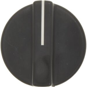 MANOPOLA POTENZIOMETRO NERA ø 45 mm