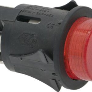 PULSANTE BIPOLARE ROSSO 16A 250V