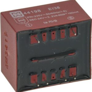 TRASFORMATORE 0-230V/0-24V 3,2VA