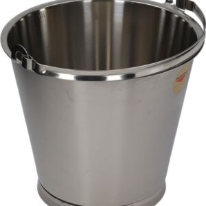 SECCHIO INOX CON BASE ø 300xh265 mm