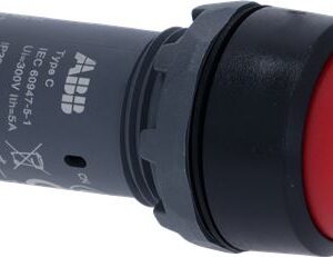 PULSANTE ROSSO ARRESTO 5A 300V 1NC