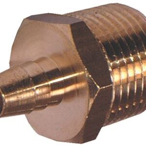 RACCORDO PORTAGOMMA ø 1/4"M ø 4 OTTONE