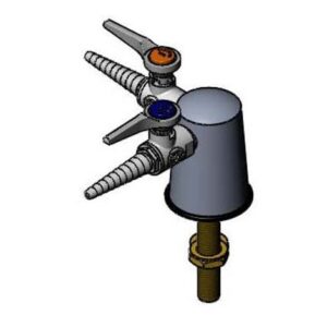 TAPERED LAB TURRET, DUAL SERVICE W/ (2)