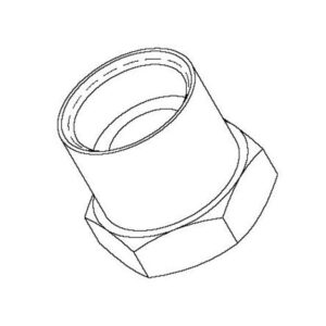 ADAPTER:7/8-20 FEMALE THREAD X 3/8" NPT