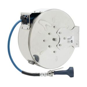3/8" X 50' ENCLOSED STAINLESS STEEL REEL