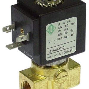 ELECTROVANNE 2 VOIES 24V 1/4FF