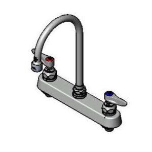 WORKBOARD FAUCET, 8" DECK MOUNT, 6"
