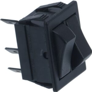 INTERRUTTORE DOPPIO NERO 16A 250V