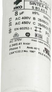 CONDENSATORE 8µF 400/450V 50/60HZ
