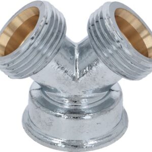 RACCORDO AD Y FILETTATO 1x 3/4" IG / 2x 3/4" AG