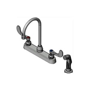 8" C/C WORKBOARD FAUCET, 5 3/4" SWIVEL