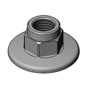 WALL FLANGE, 1/2" NPT INLET, 3/8" NPT
