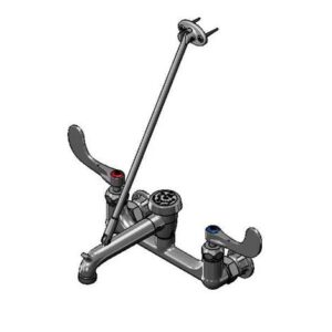 SERVICE SINK FAUCET, 4" WRIST HANDLES,