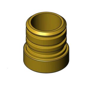 B-1172 DIVERTER ADAPTER, UNPLATED BRASS