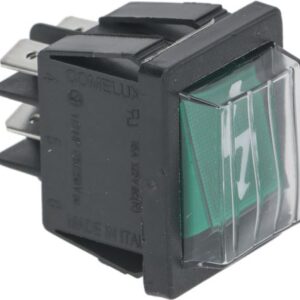 INTERRUTTORE BIPOLARE VERDE 16A 250V