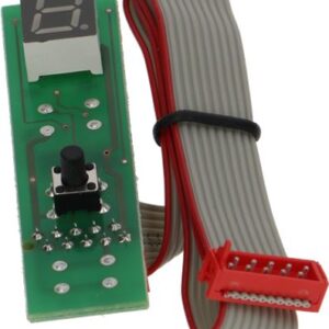 SCHEDA ELETTRONICA 1 TASTO CON DISPLAY