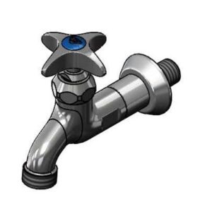 SILL FAUCET, 1/2" NPT MALE INLET, 4-ARM