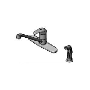 SINGLE LEVER FAUCET, 48" SIDESPRAY, 9"