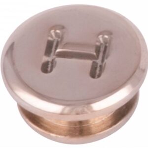 DECOR HANDLE INSERT - HOT "H" CHROME PLA