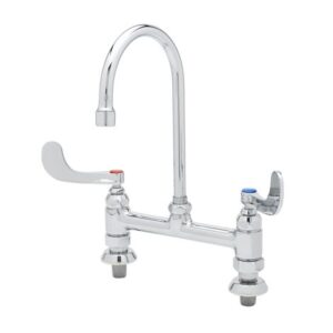 8" DECK MOUNT FAUCET, 1/2"NPT MALE