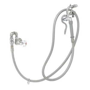 SINGLE TEMP WALL MOUNT UNIT W/ SPRAY