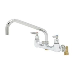 BIG-FLO MIXING FAUCET, 8" WALL MOUNT,