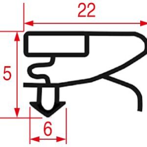 GUARNIZIONE AD INCASTRO 1050x625 mm