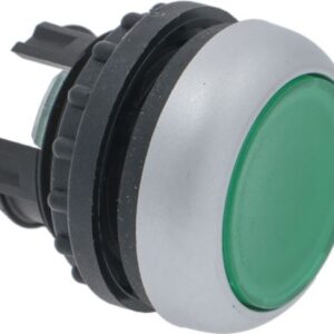 PULSANTE RASATO LUMINOSO VERDE