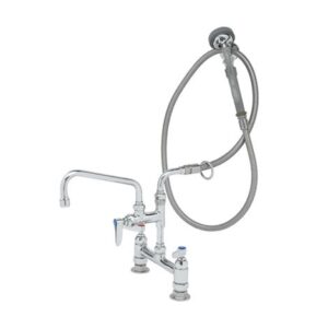 PRE-RINSE: 8" DECK MOUNT BASE, ADD-ON