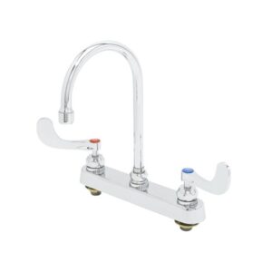 8" DECK MOUNT WORKBOARD FAUCET, CERAMAS,