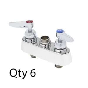 4" DECK MOUNT WORKBOARD FAUCET, LESS